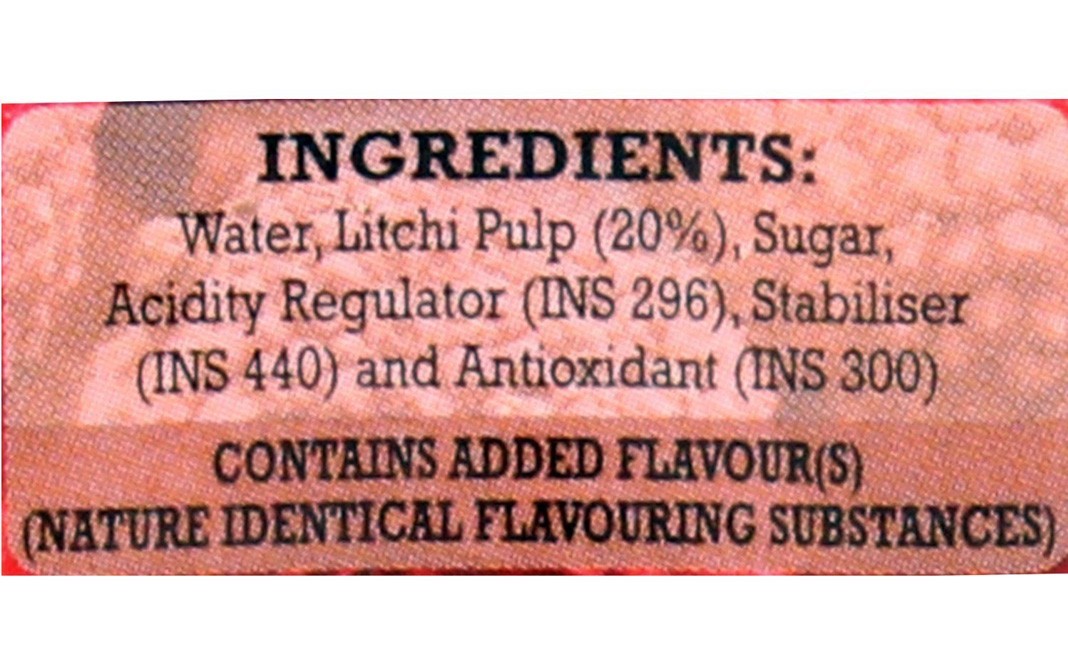 B Natural Litchi Luscious    Tetra Pack  200 millilitre